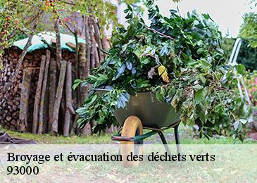 Broyage et évacuation des déchets verts 93000